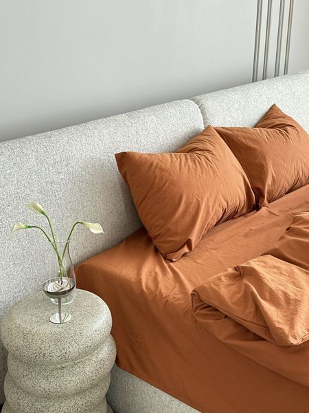 Простирадло класичне, Варена бавовна Limited "Теракот" 180х220